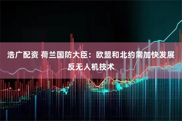 浩广配资 荷兰国防大臣：欧盟和北约需加快发展反无人机技术